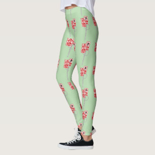 Legging placa de sem estacionamento anarquia