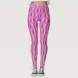Legging Placas de surfe rosa