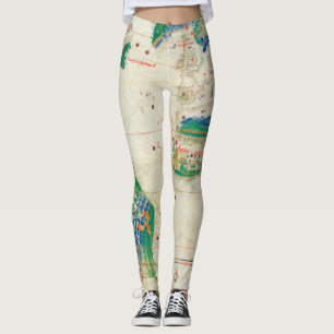 Legging Planisphere 1502 de Cantino