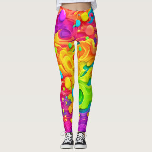 Legging Plano de Fundo de Seleção de Cores