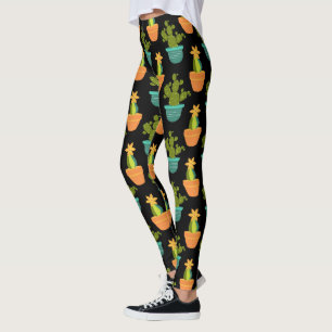 Legging Planta de Cacto Mexicana Festa Cinco de Maio Jardi