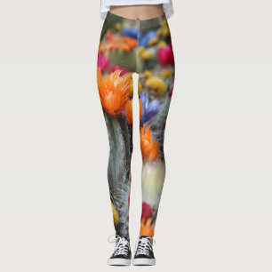 Legging Planta de Cactus Vibrante