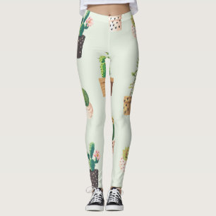 Legging Plantas De Cactus