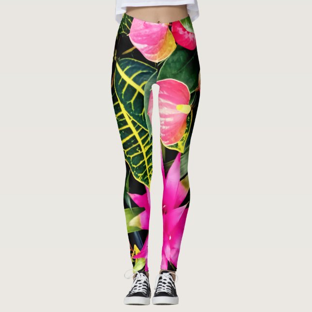 Legging Plantas tropicais (Frente)