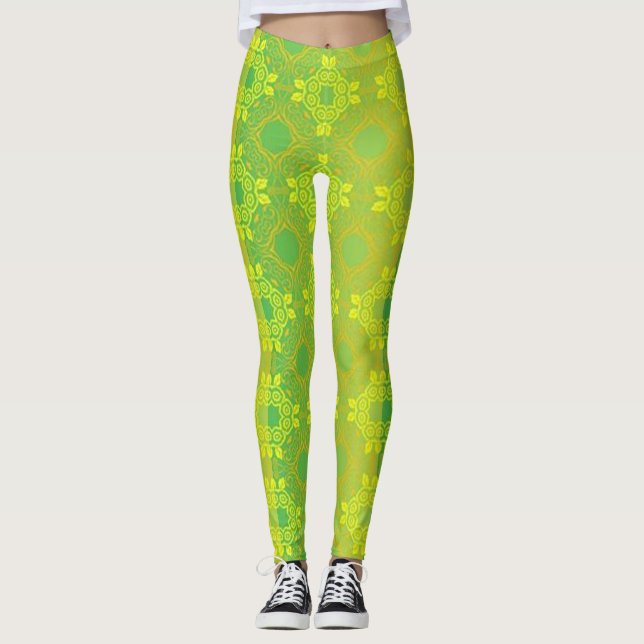 Legging Plantas Verdes (Frente)