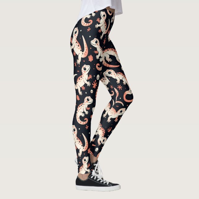Legging Playful Gecko Pattern (Direita)