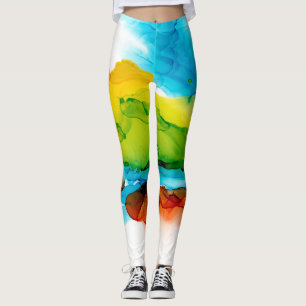 Legging Pluma Principal - Cores d'água