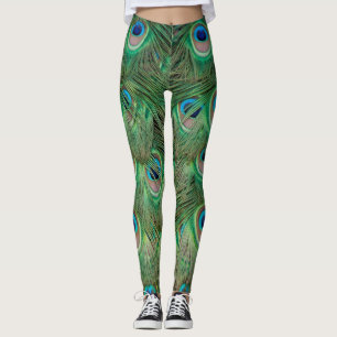 Legging Plumagem de peacock