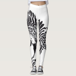 Legging Plumas cheias as pernas