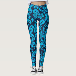 Legging PLUMÉRIA ISLAND (azul x 2)