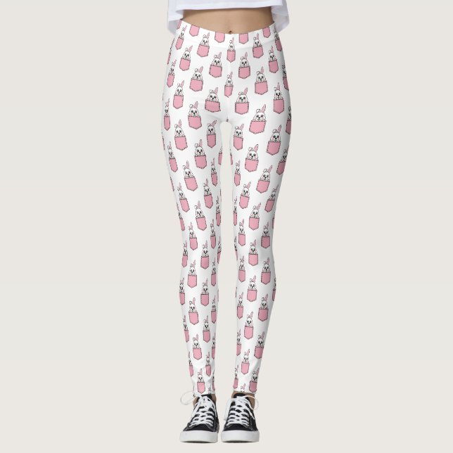 Legging Pocket Pet Bunny Pattern (Frente)