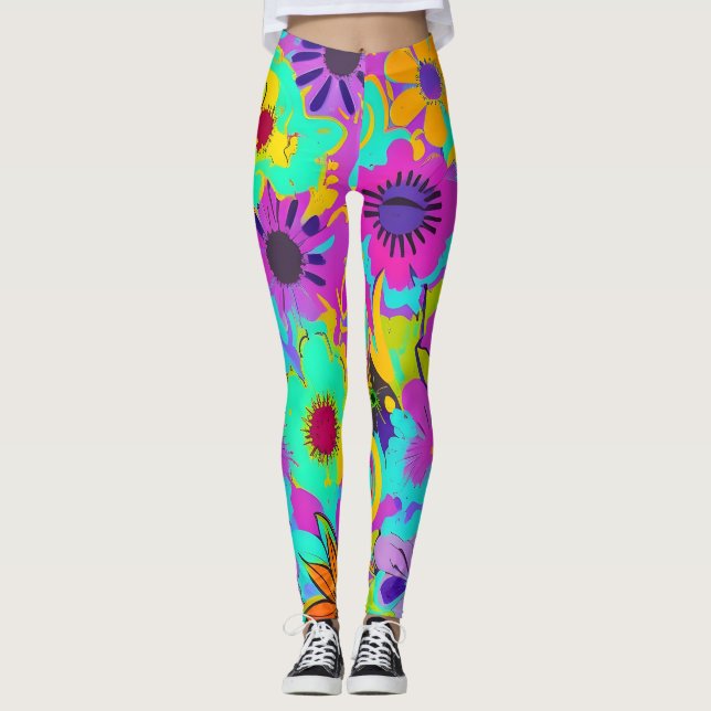 Legging poder abstrato (Frente)