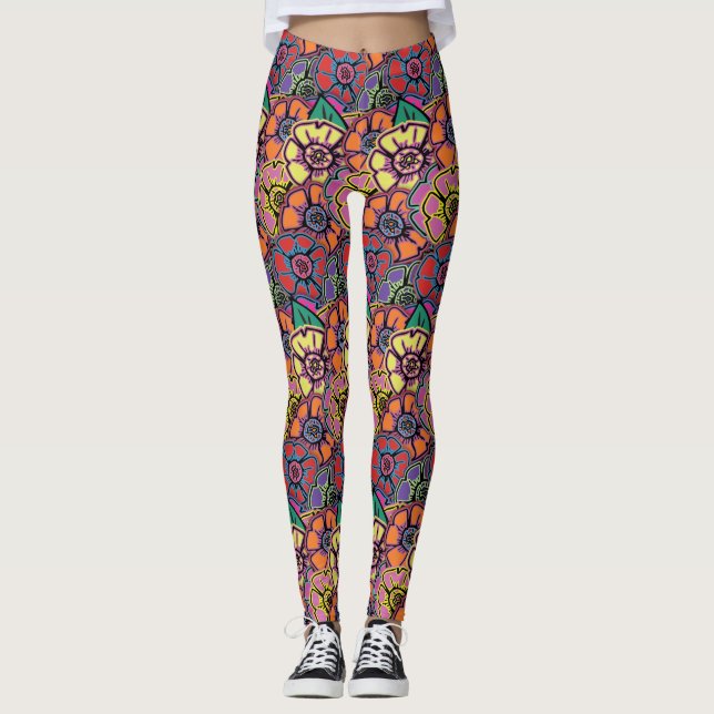 Legging Poder das Flores #20 (Frente)