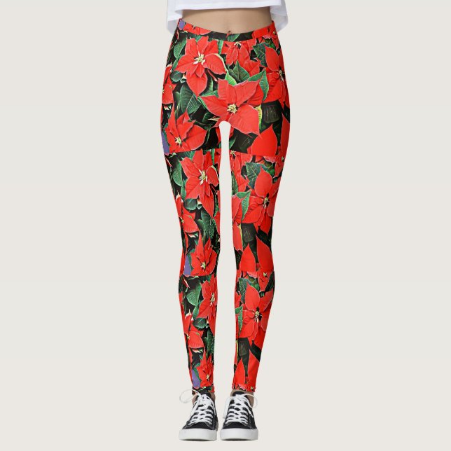 Legging Poinsettias (Frente)