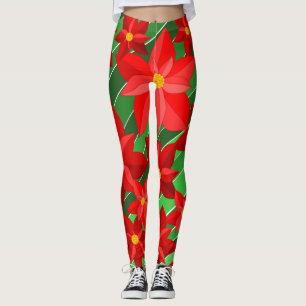 Legging Poinsettias