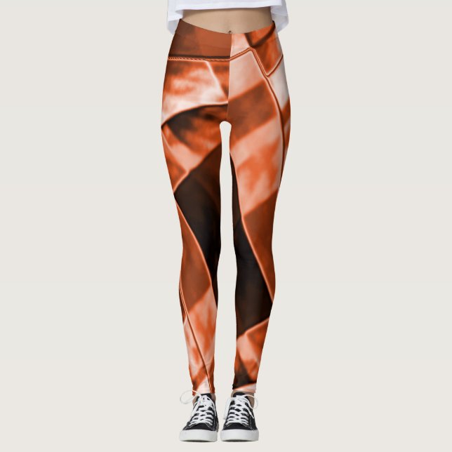 Legging Polos e retângulos de coral, incríveis (Frente)