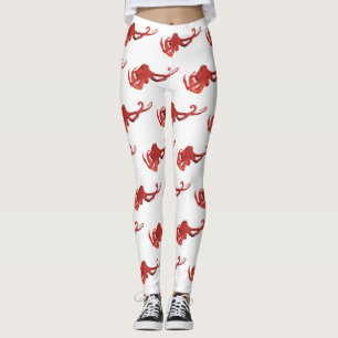Legging polvo vermelho
