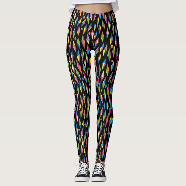 Legging Polygone Love - Power yoga Ir (Frente)