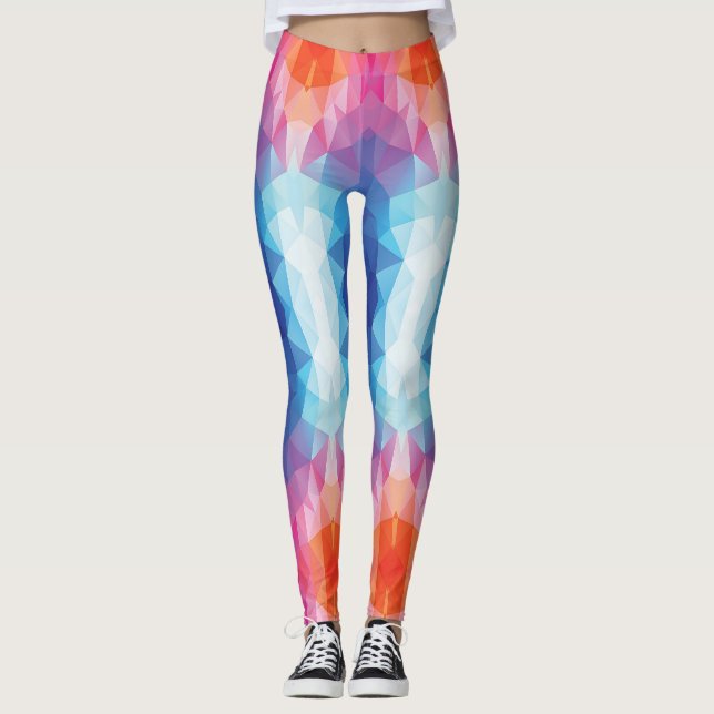 Legging Polygone Love - Power yoga Ir (Frente)