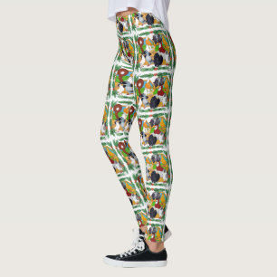 Legging Pombos de Natal