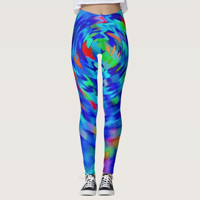 Legging Pond Ripple Azul (Frente)