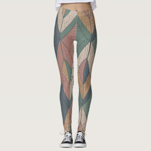 Legging Ponta de Seta Parang - Motivo Batik Bali