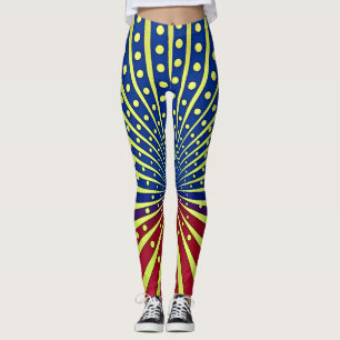 Legging Pontilhado Radiante Movimento Vibrante,