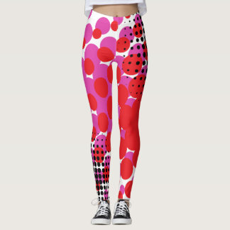 Legging Pontos Brilhantes e Pretos