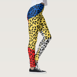 Legging Pontos Coloridos Russos Elegantes