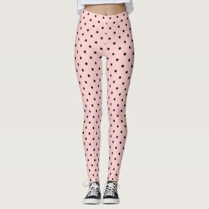 Legging Pontos cor-de-rosa & pretos
