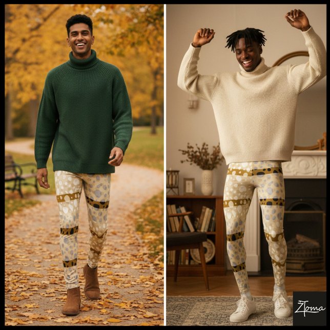 Legging Pontos Dalmáticos com linhas largas (Criador carregado)