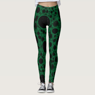 Legging Pontos de Bolhas Espaciais - Floresta