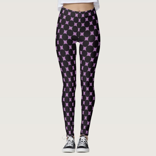 Legging Pontos de Dia Preguiçoso Moderno Chic (Frente)