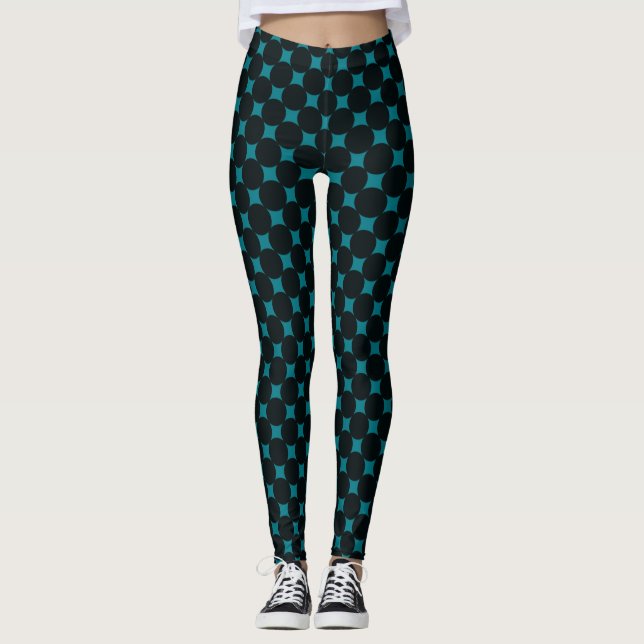 Legging Pontos de Dia Preguiçoso Moderno Chic (Frente)