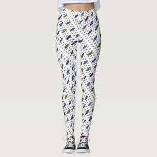 Legging Pontos multicoloridos