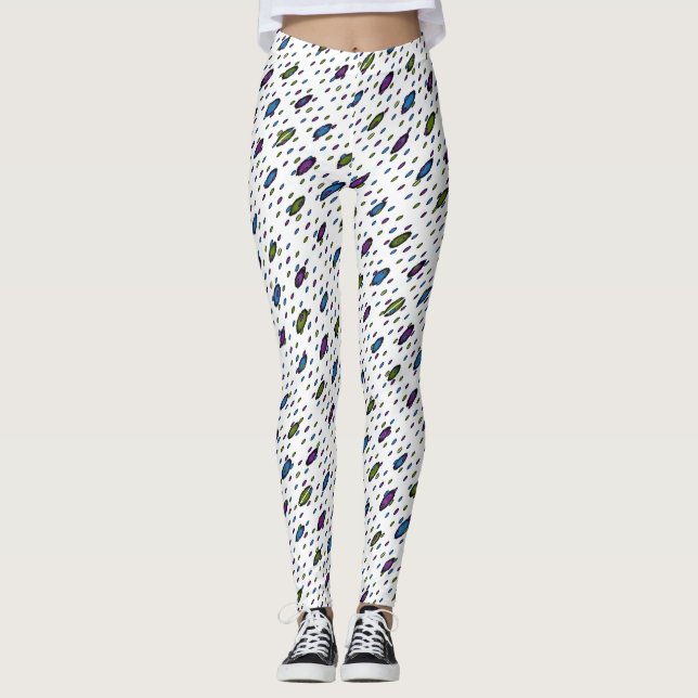 Legging Pontos multicoloridos (Frente)