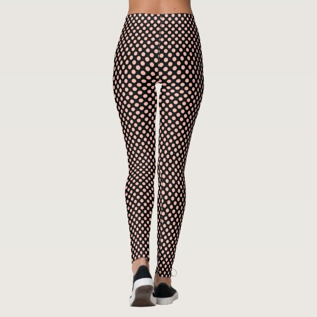Legging Pontos Polka Rosa (Verso)