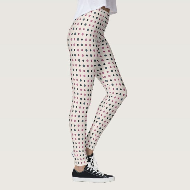 Legging Pontos Verdes e Rosa (Direita)