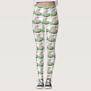 Legging Pop Art Bunny Cake