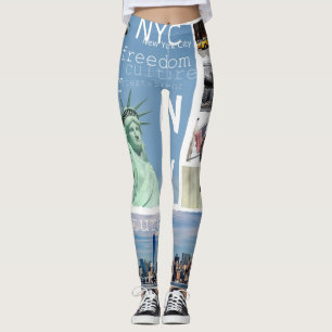 Legging Pop art de Nyc da Nova Iorque