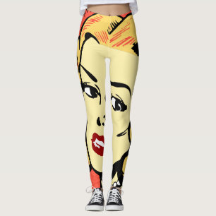 Legging Pop Art Girl