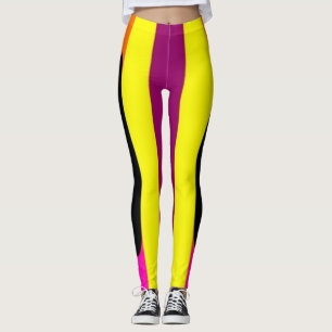 Legging Pop-Arte em tiras