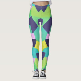 Legging Pop de arte geométrica