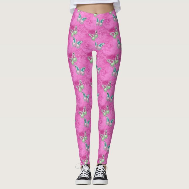 Legging Pop de borboleta (Frente)