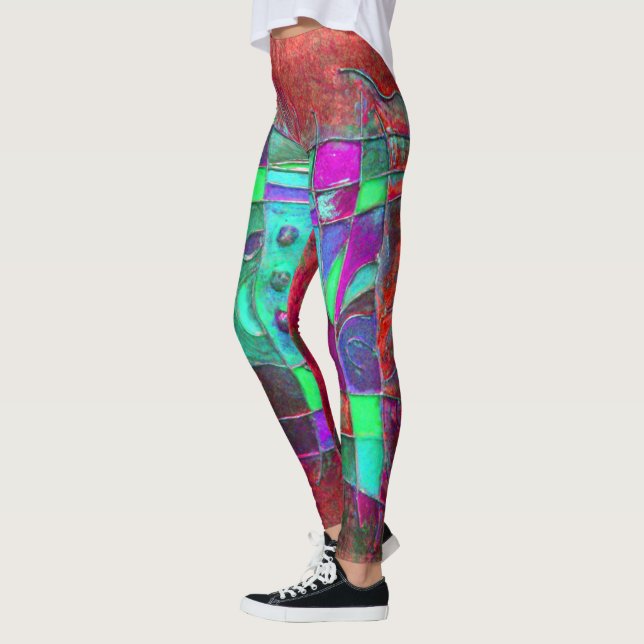 Legging "Poppy Open", por Paul Buică (Esquerda)