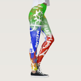 Legging Populära samiska mönster