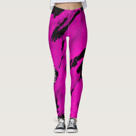 Legging Por cima das pernas de Impressão