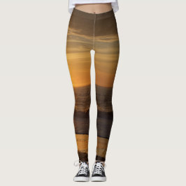 Legging Por do sol dourado