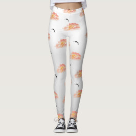 Legging Pôr do sol e gaivotas