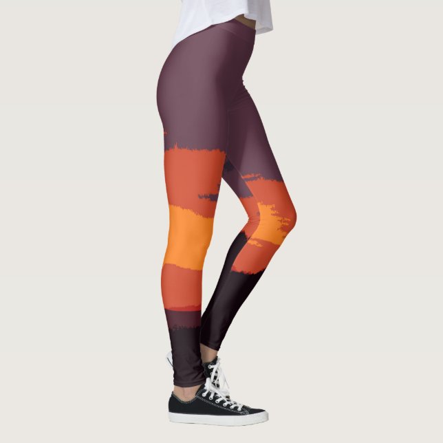 Legging pôr do sol simplificado (Direita)